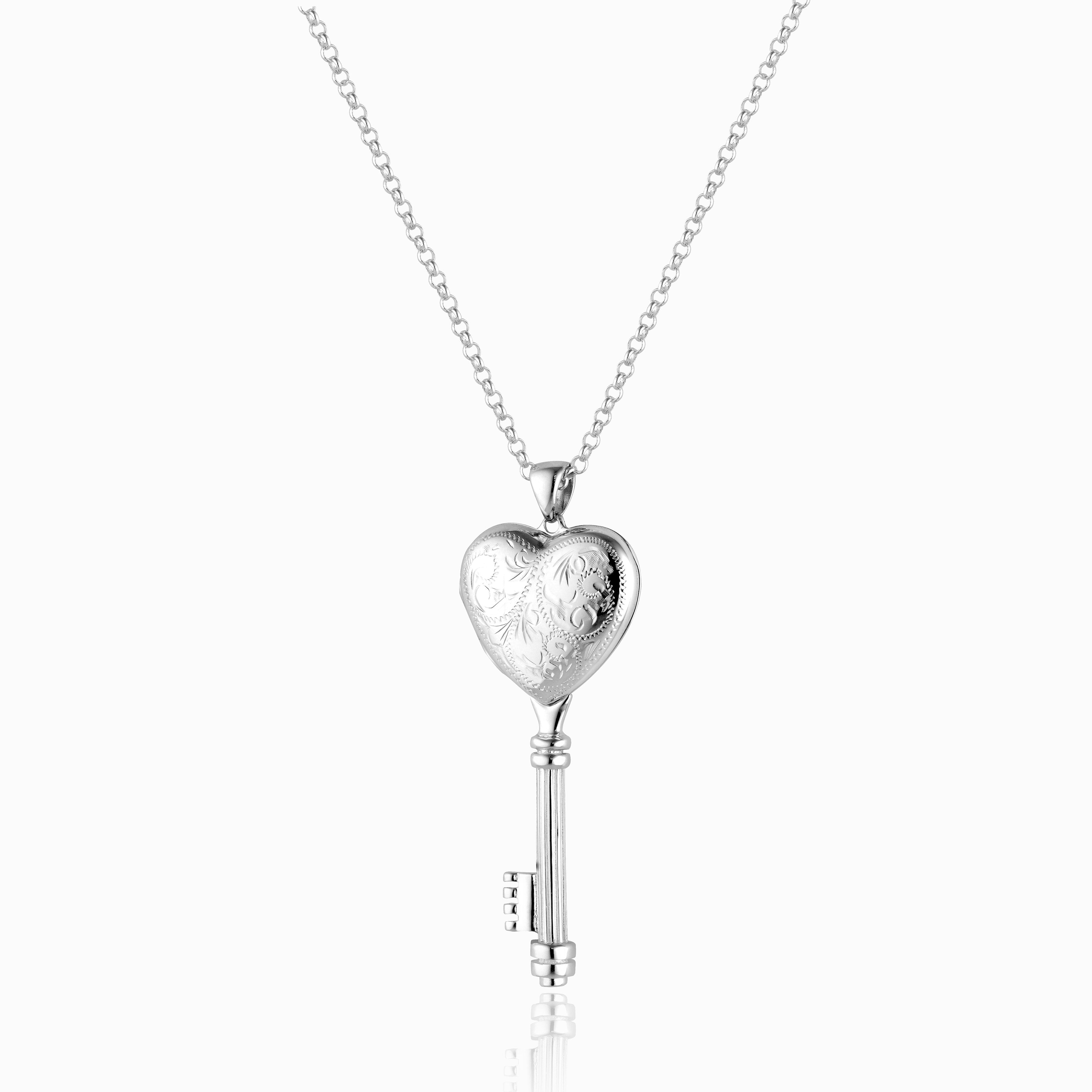 Product title: Silver Key Locket, product type: Locket
