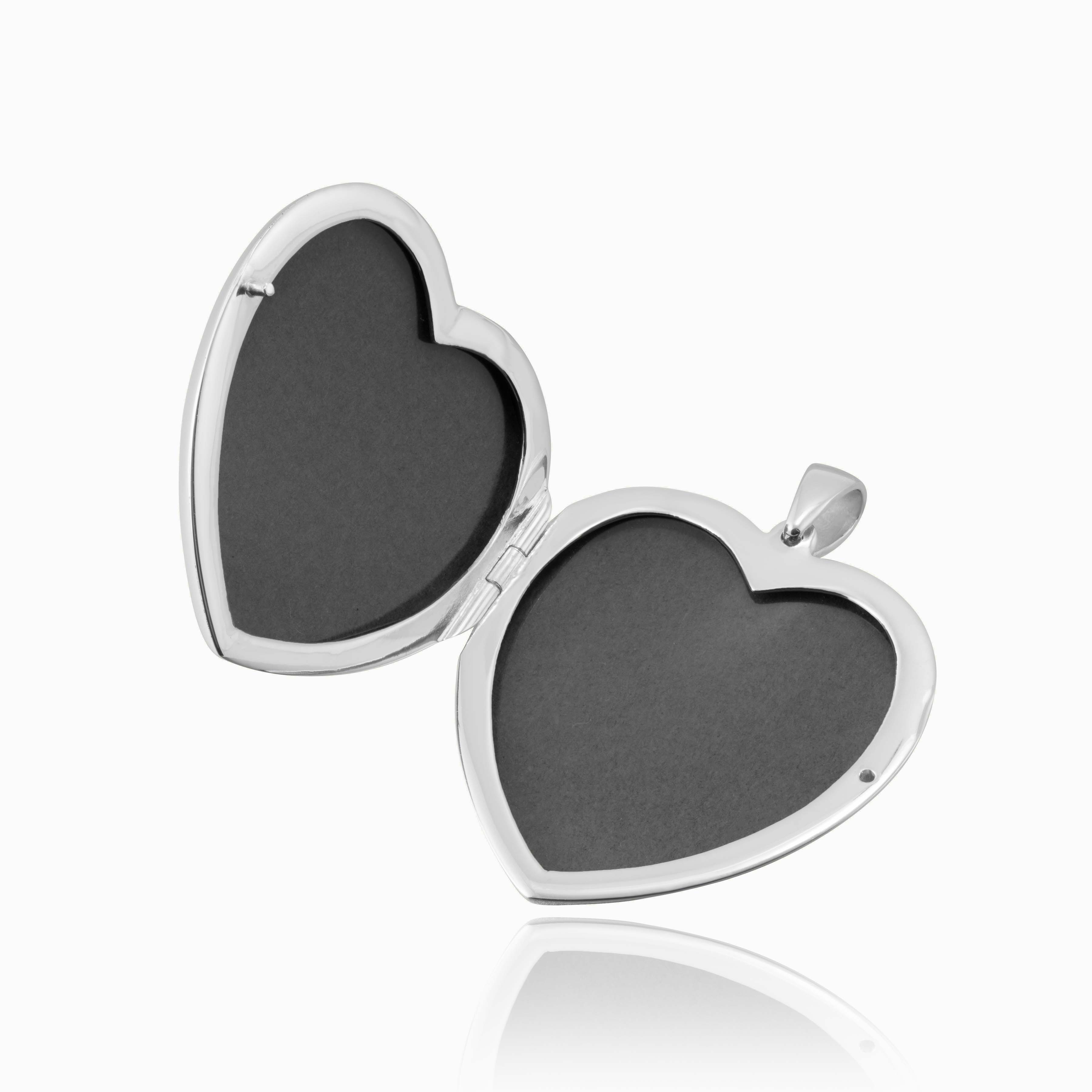Product title: XL Polished Heart Locket, product type: Locket