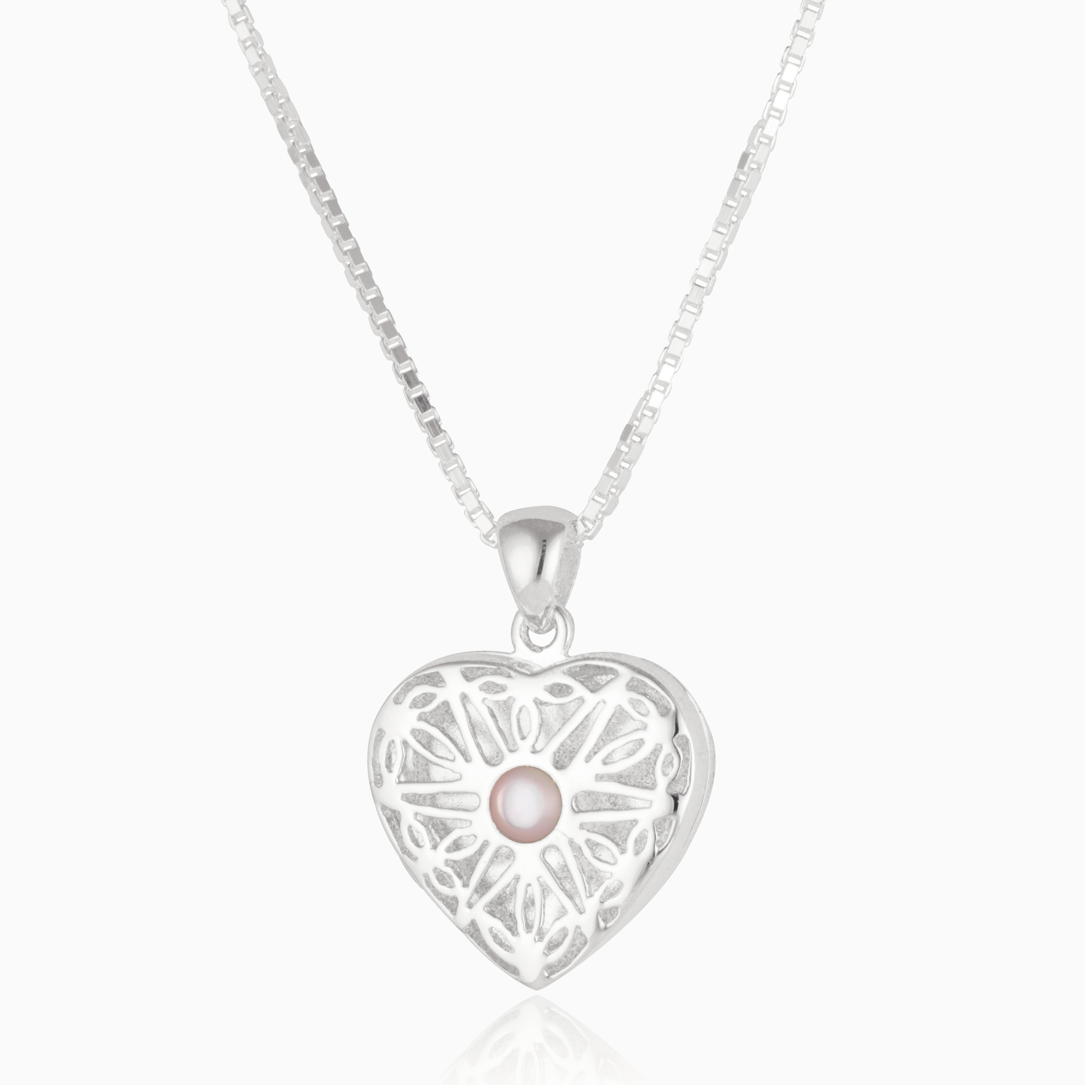 Product title: Petite Pink Filigree Locket, product type: Locket
