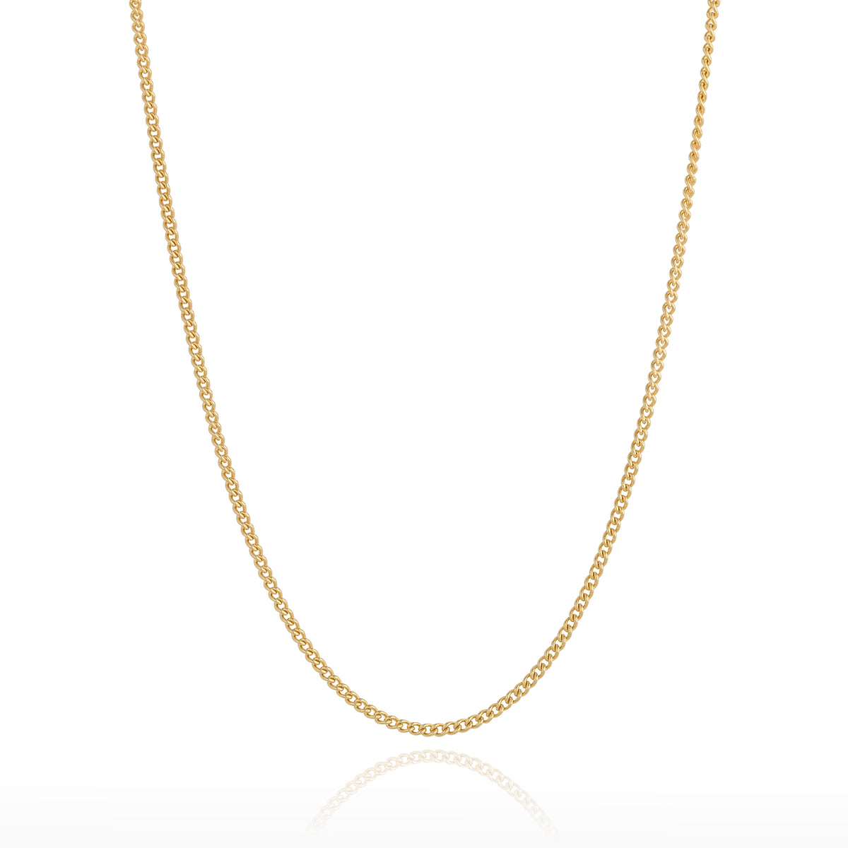 9 ct Gold Curb Chain 0.8 mm wide