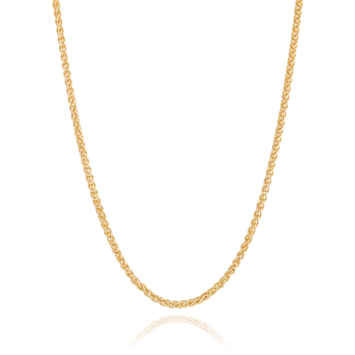 9 ct Gold Spiga Chain 1.1 mm wide