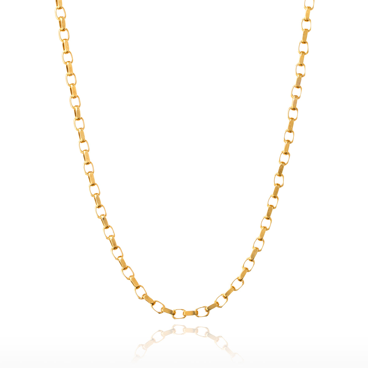 9 ct Yellow Gold Filed Trace Chain 1 mm wide