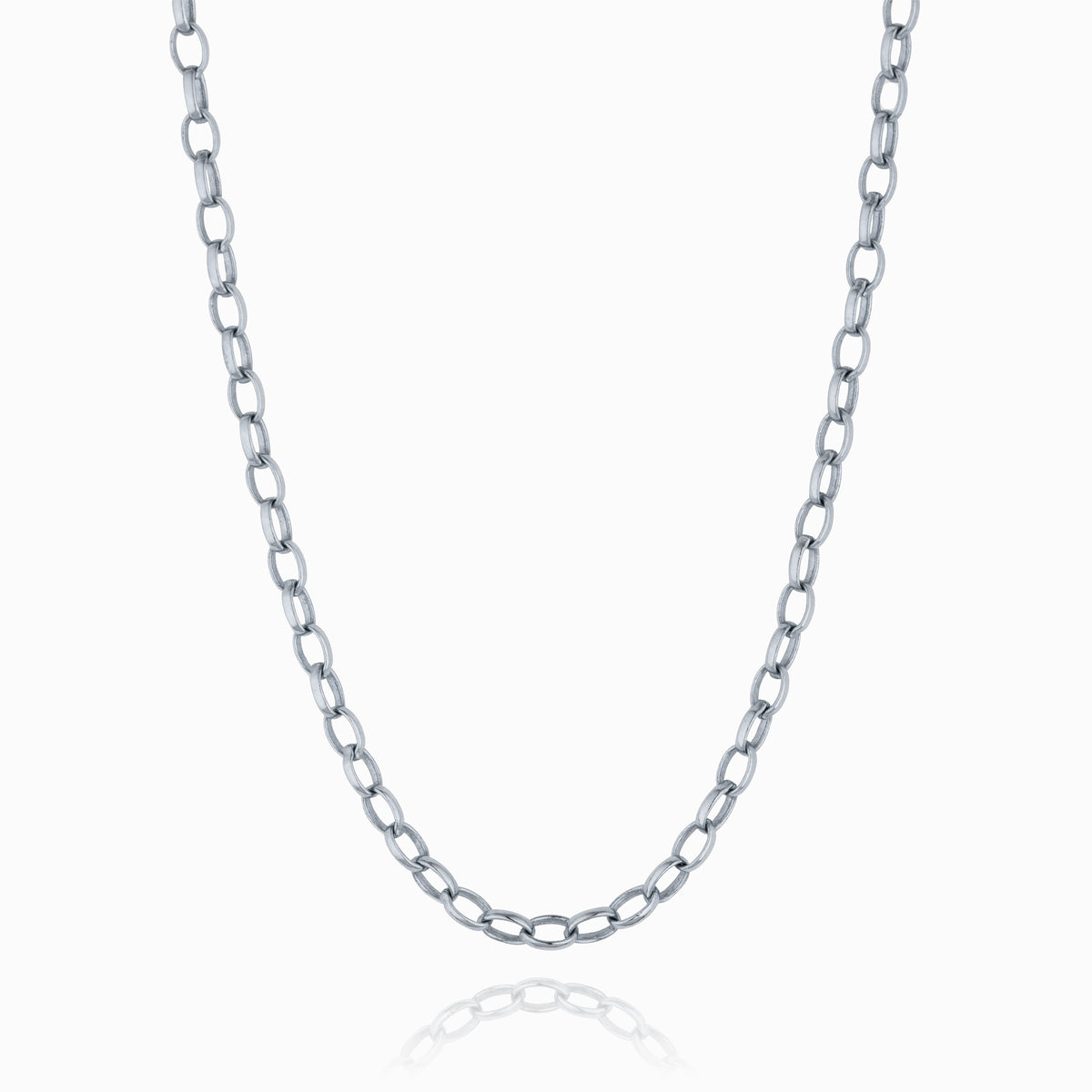 9 ct White Gold Trace Chain 1.5 mm wide