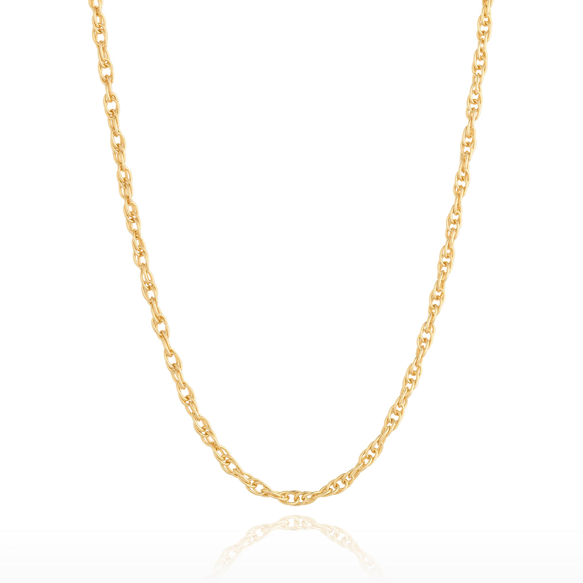9 ct Gold Rope Chain 1.4 mm wide