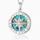 Product title: Large Abalone Compass Locket, product type: Locket