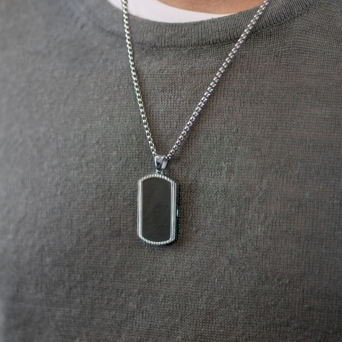 Locket Chean Men's Stainless Steel Locket and Chain – The Locket Tree