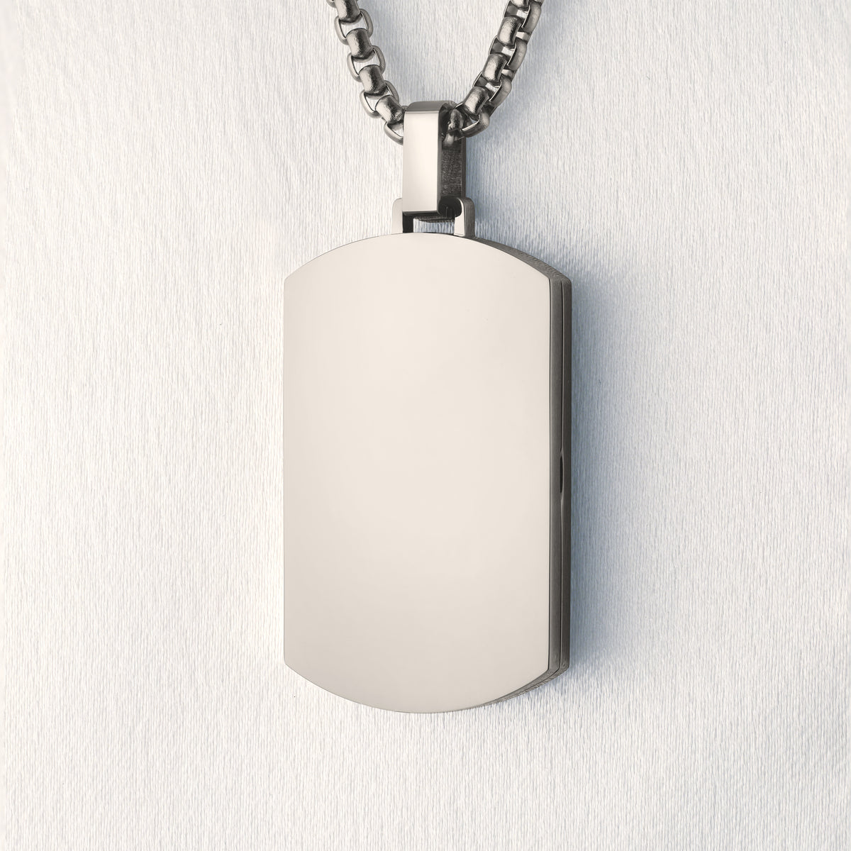 Plain Stainless Steel Men's Locket