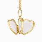 Product title: Petite Gold 4-Photo Heart Locket, product type: Locket