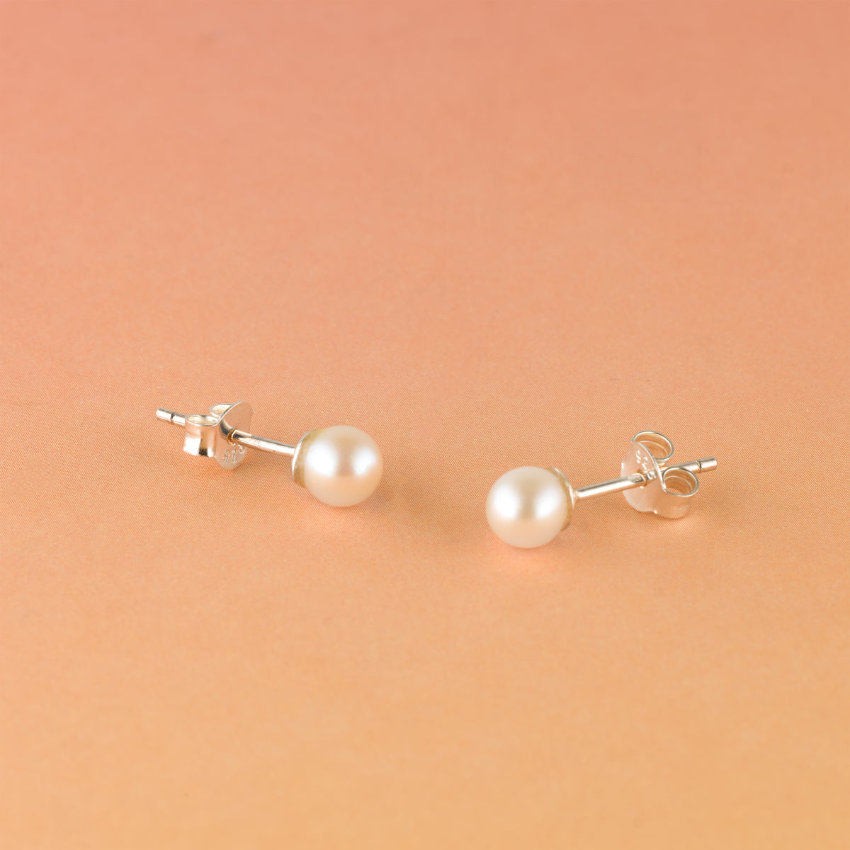 Cultured Pearl Stud Earrings