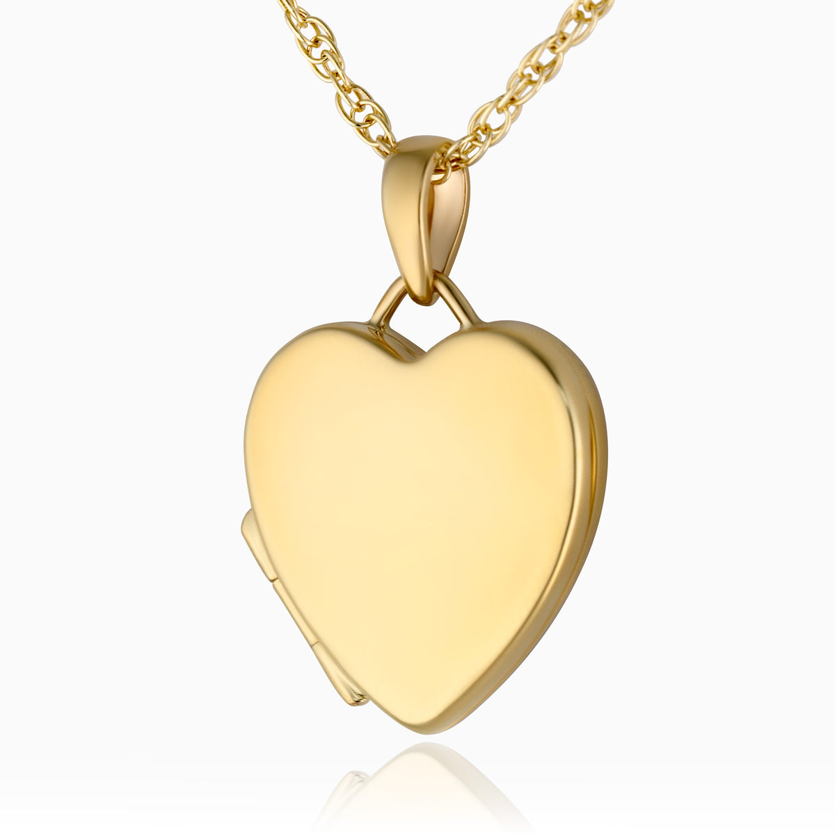 9 ct Flat Heart Locket