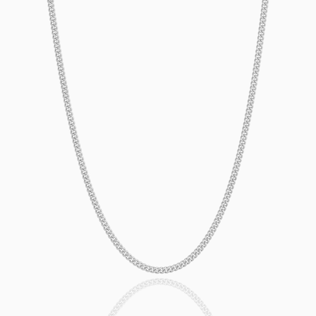 Sterling Silver Curb Chain 1.4 mm wide