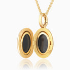 Product title: 18 ct Gold and Diamond Oval Locket, product type: Locket