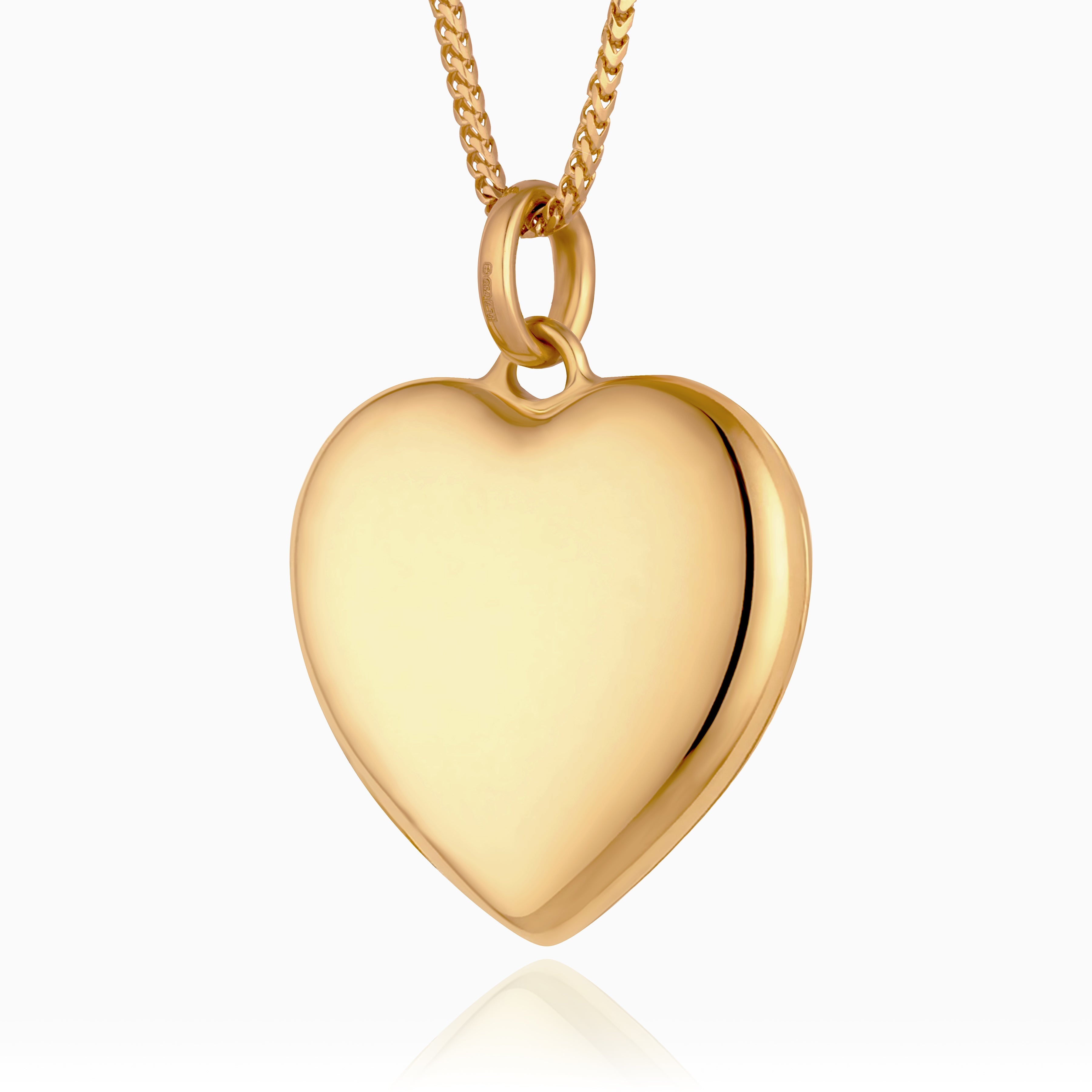 Product title: Gold Heart Locket 18 ct, product type: Locket