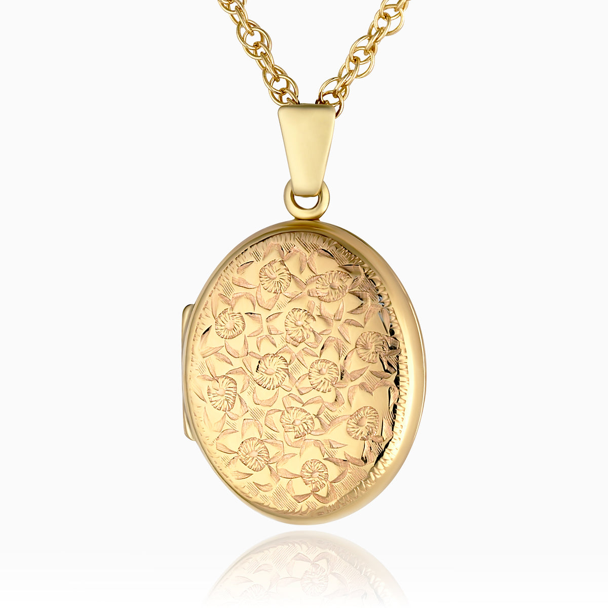 Golden Bouquet Locket
