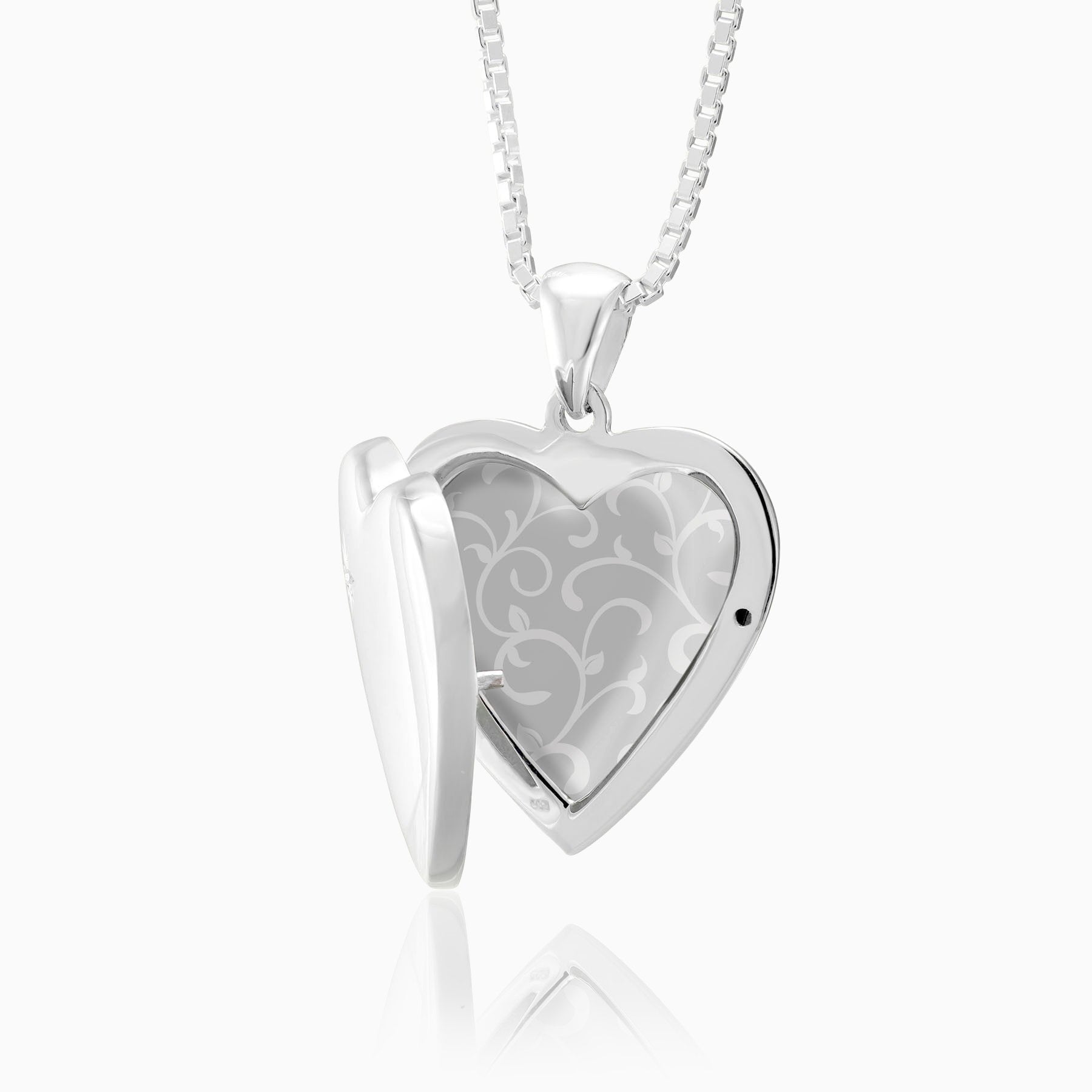Buy Moon & Back Silver Heart 'Mum' Locket Pendant Necklace | Womens  necklaces | Argos