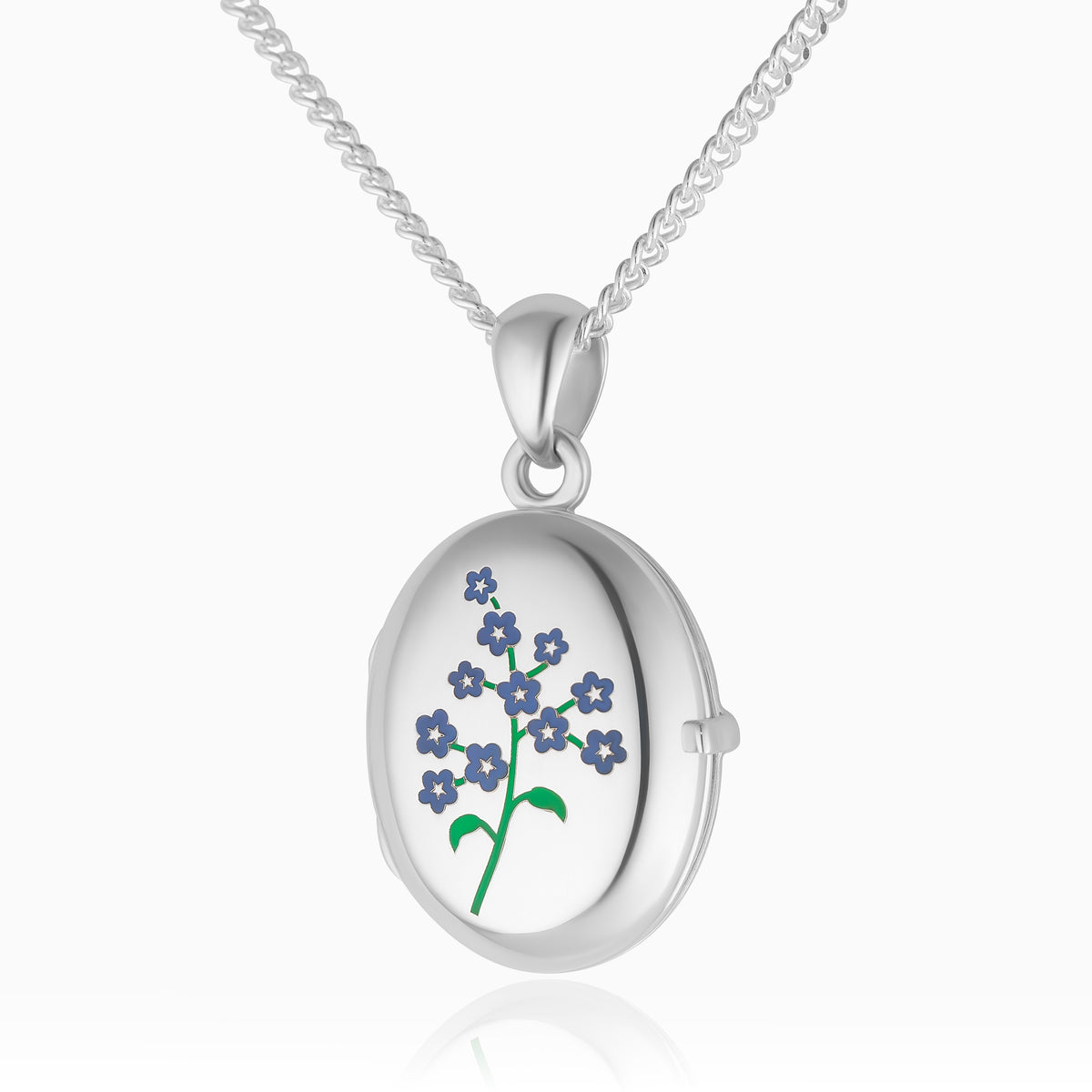 Forget-Me-Not 4-Photo Locket