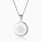 Product title: Textured Pawprint Locket, product type: Locket