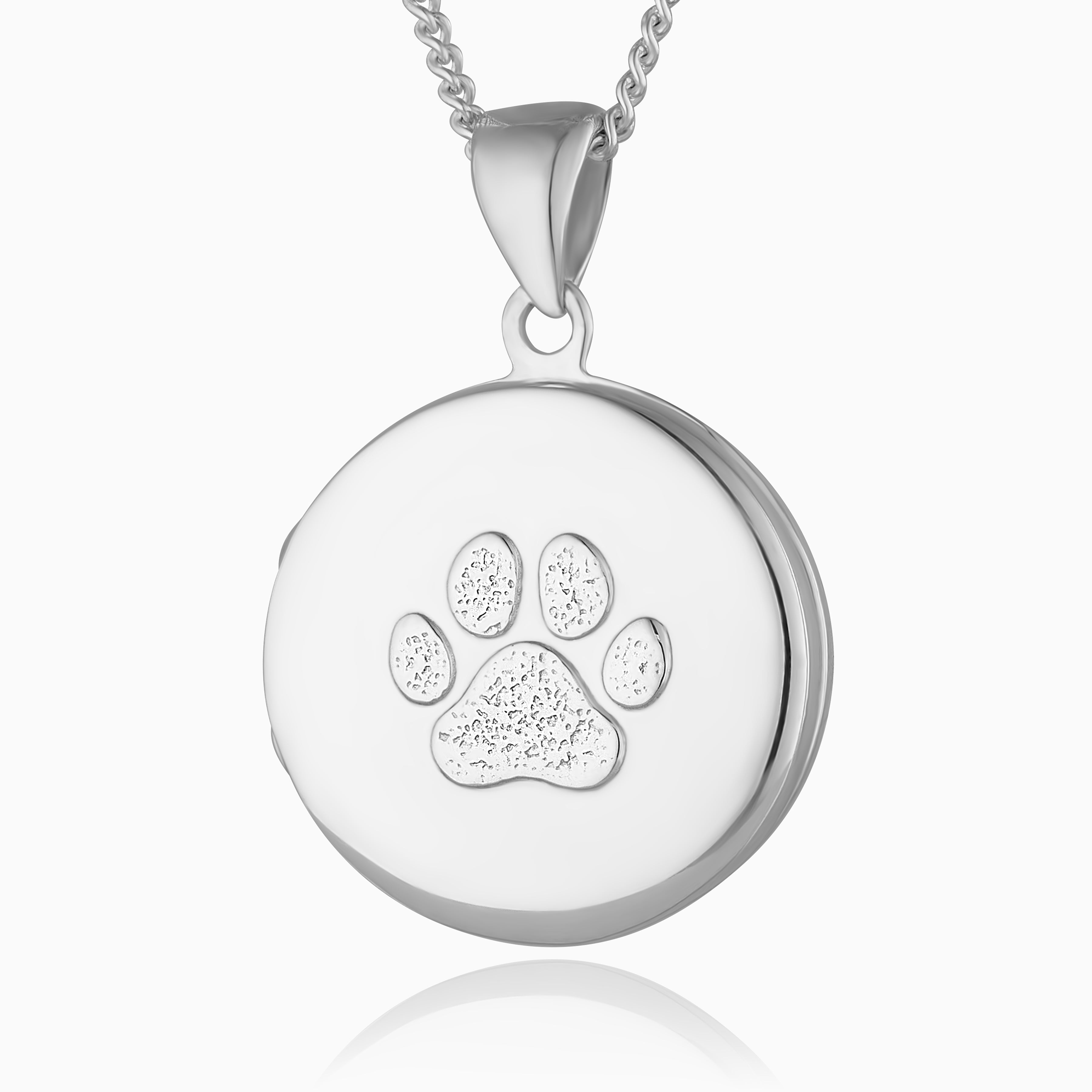 Product title: Textured Pawprint Locket, product type: Locket