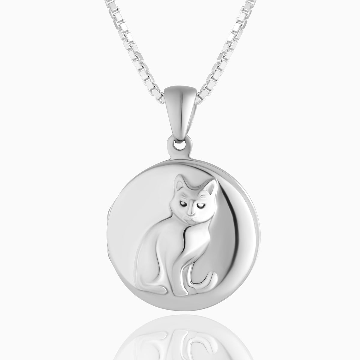 Product title: Dainty Cat Locket, product type: Locket
