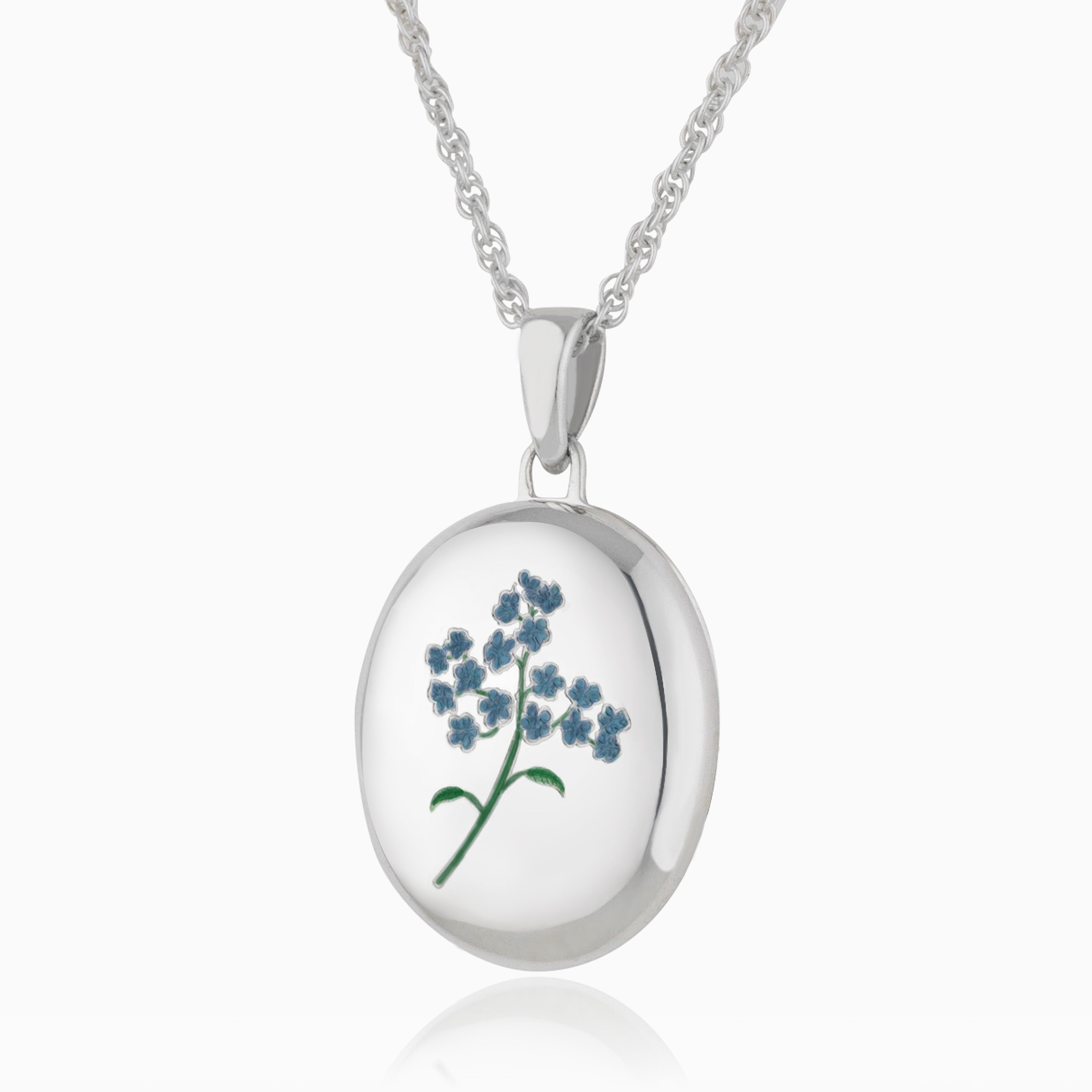 Product title: Forget-Me-Not Locket, product type: Locket