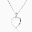 Product title: Plain Silver Heart Locket, product type: Locket