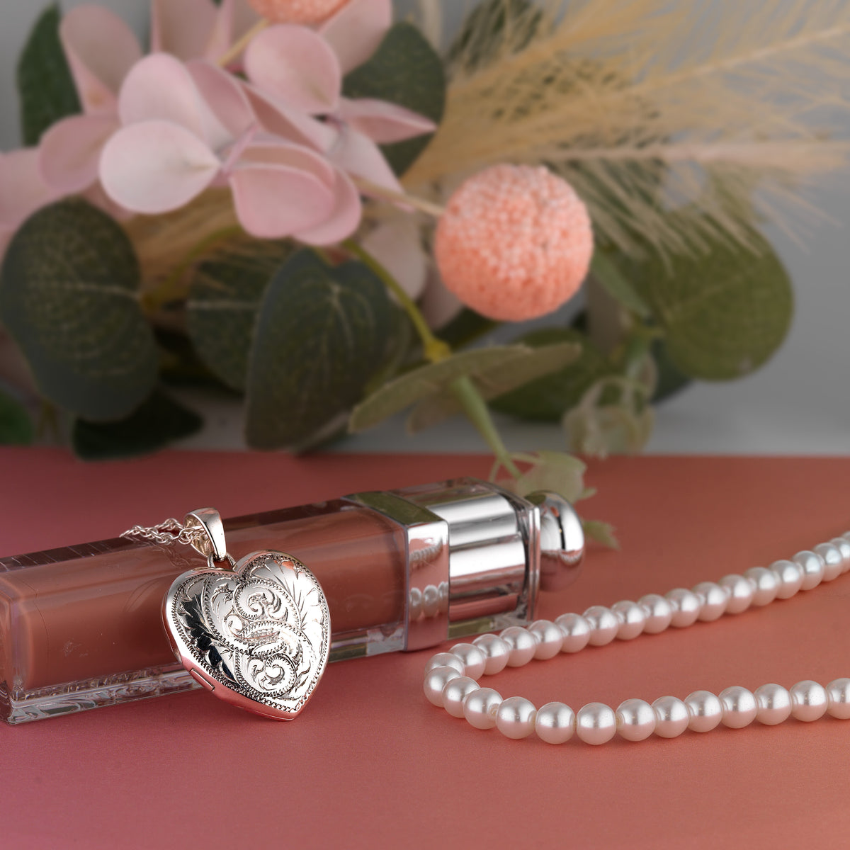 Premium Silver Victorian Locket