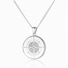 Product title: Silver Compass Locket, product type: Locket