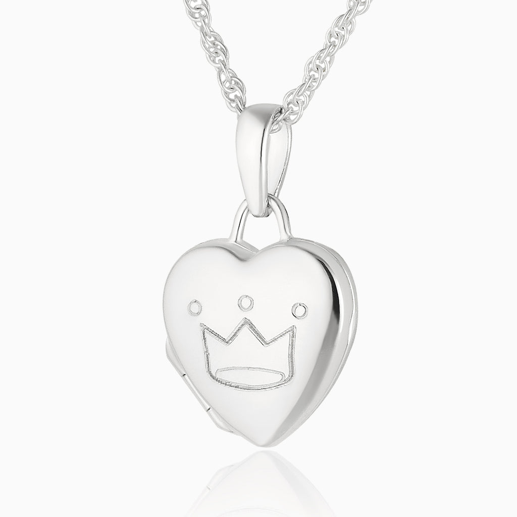 Product title: Dainty Crown Locket, product type: Locket