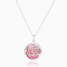 Product title: Pink Mother of Pearl Rose Locket, product type: Locket