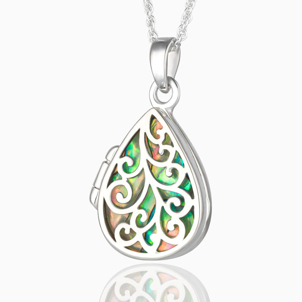 Product title: Filigree Abalone Locket, product type: Locket
