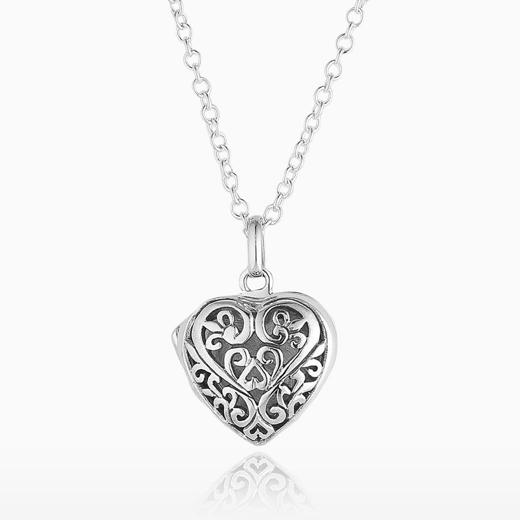 Product title: Silver Filigree Locket, product type: Locket