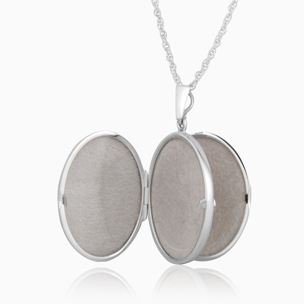 Product title: Art Deco Feather Pattern Family Locket, product type: Locket