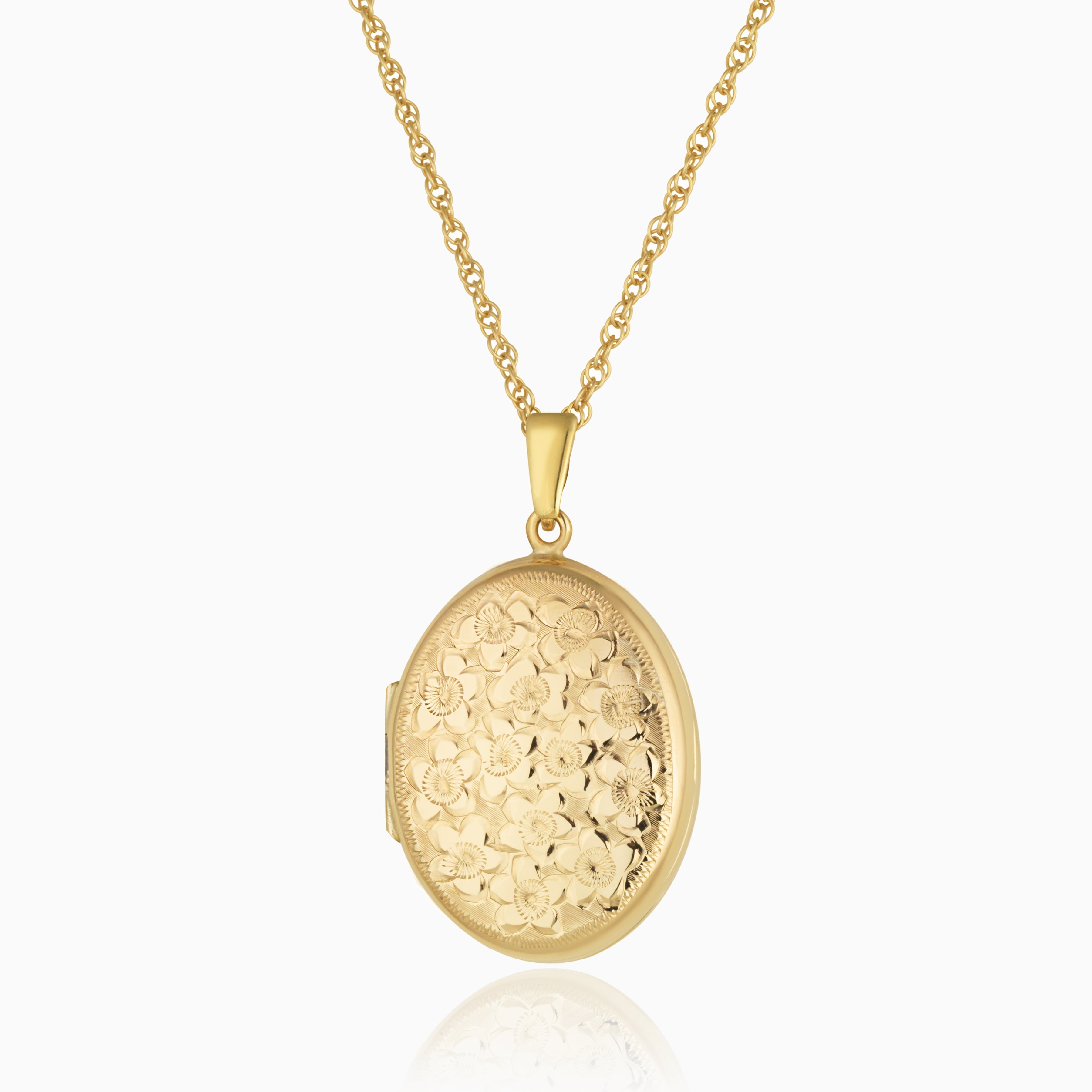 Product title: Premium Gold Floral Family Locket, product type: Locket