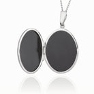 Product title: Hand Polished Silver Oval Locket, product type: Locket