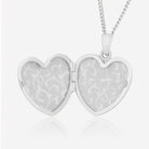 Product title: Hand Engraved White Gold Bouquet Locket, product type: Locket