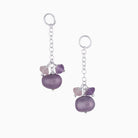 Product title: Vintage Amethyst Charm Earrings, product type: Charm