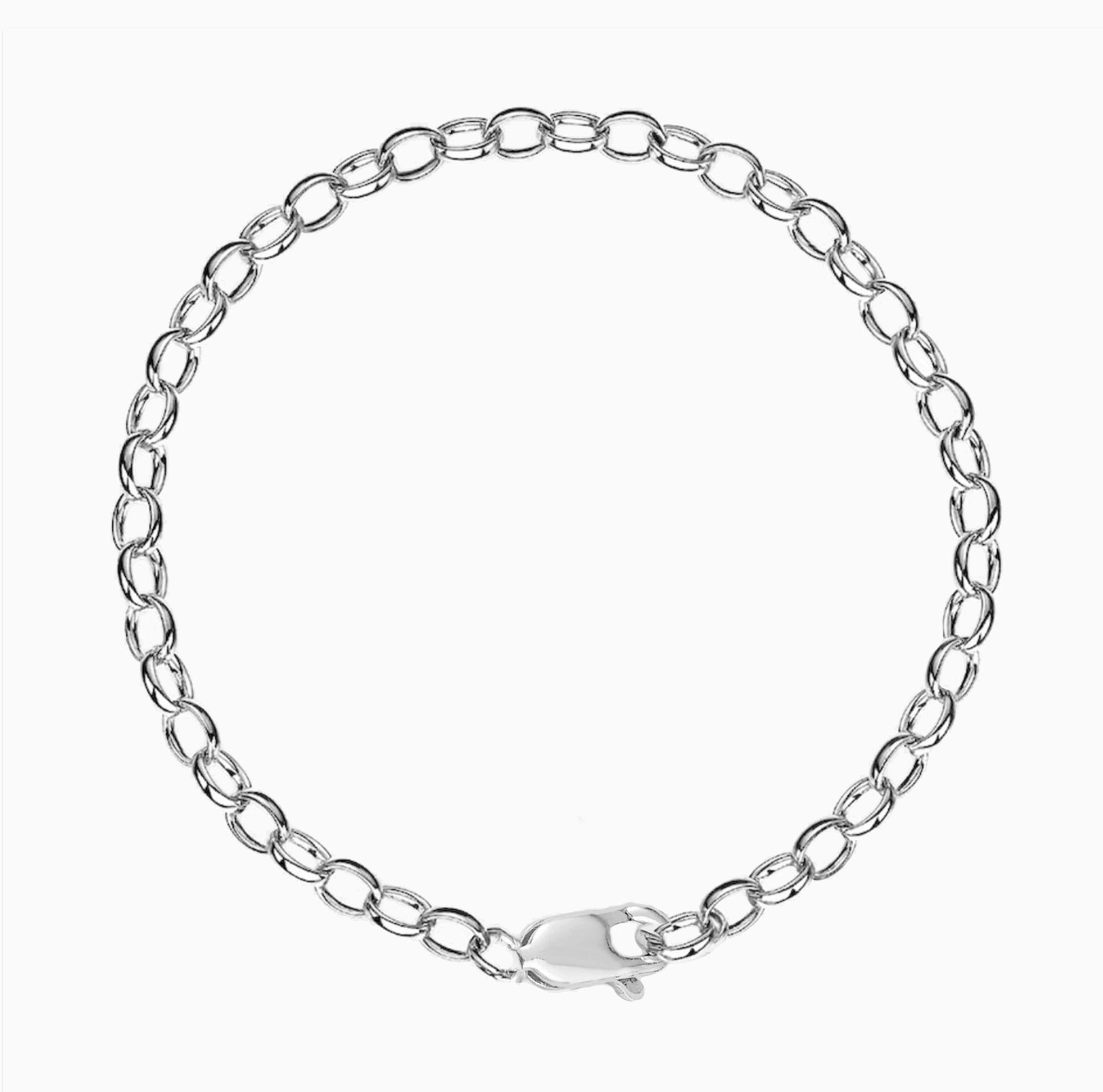 Product title: Fine Silver Locket Bracelet, product type: Bracelet