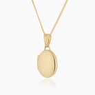 Product title: Petite Gold Oval Locket, product type: Locket