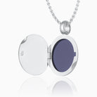 Product title: White Gold and Mother of Pearl Locket, product type: Locket
