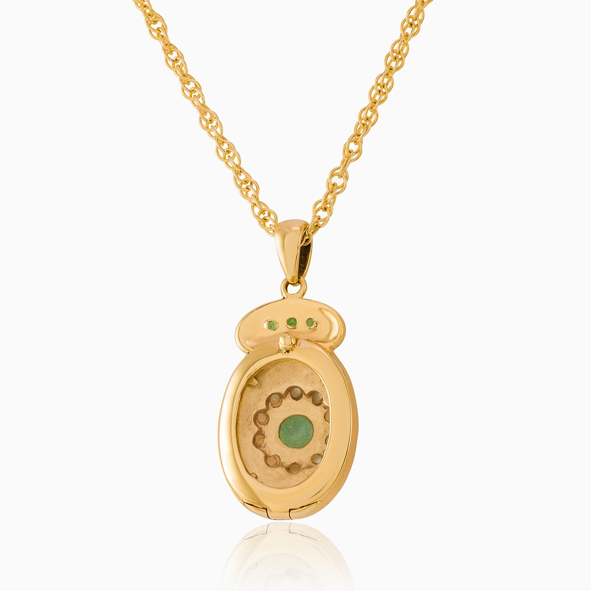Product title: Emerald Crown Locket, product type: Locket