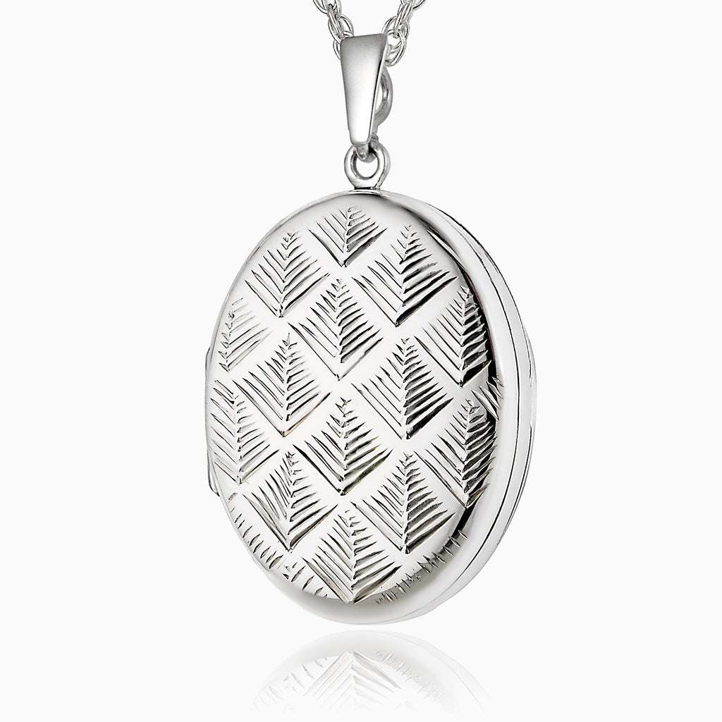 Product title: Hand Engraved Art Deco Family Locket, product type: 