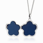 Product title: Flower Shaped Silver Locket, product type: Necklaces