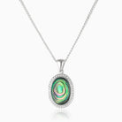 Product title: Petite Abalone Oval Locket, product type: Charms & Pendants
