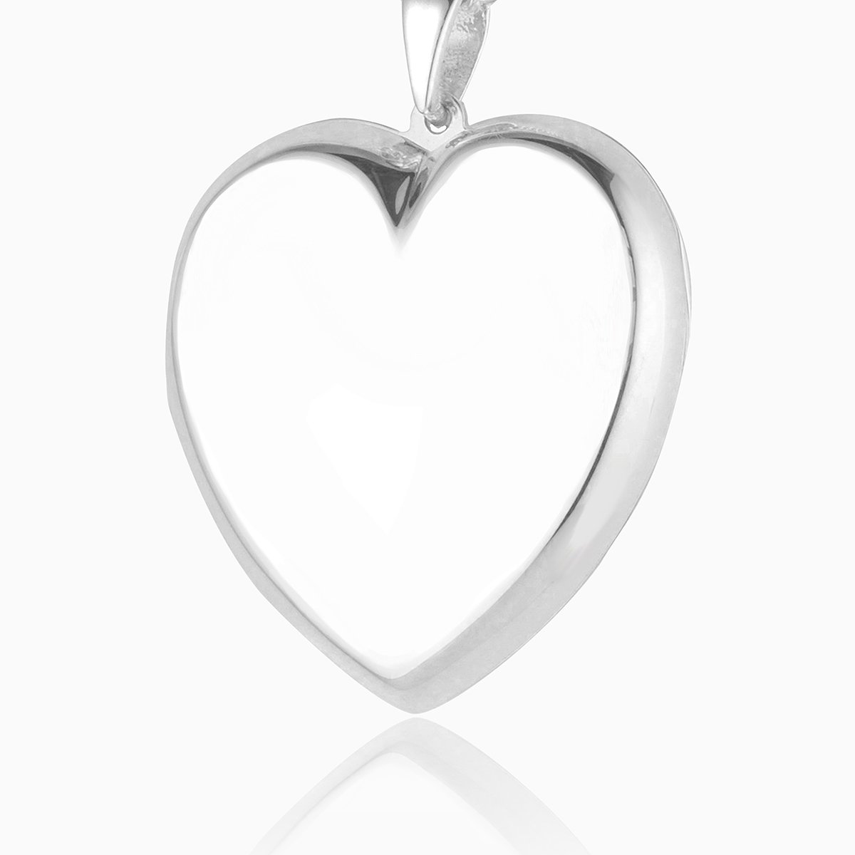 Extra large deals silver heart pendant