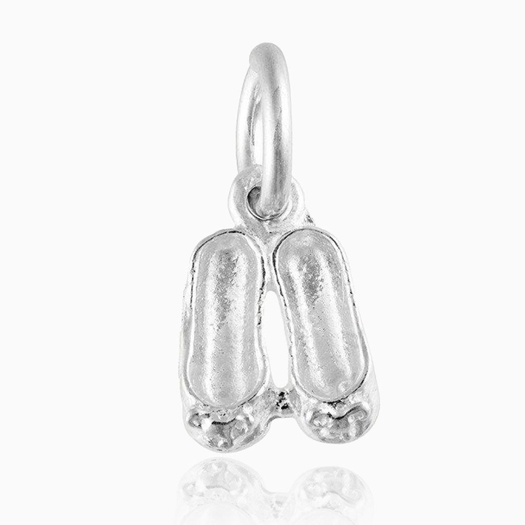Product title: Ballet Shoes Silver Charm, product type: Charm