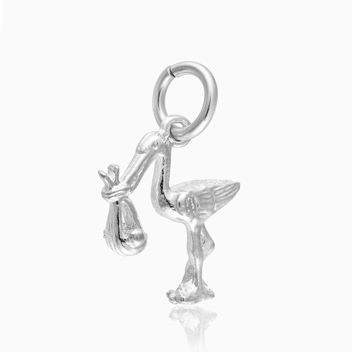 Product title: Stork and Baby Charm, product type: Charm