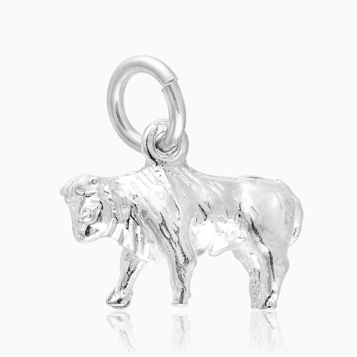 Product title: Taurus Silver Charm, product type: Charm