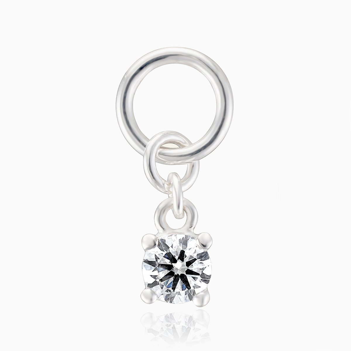 Product title: CZ Silver Charm, product type: Charm