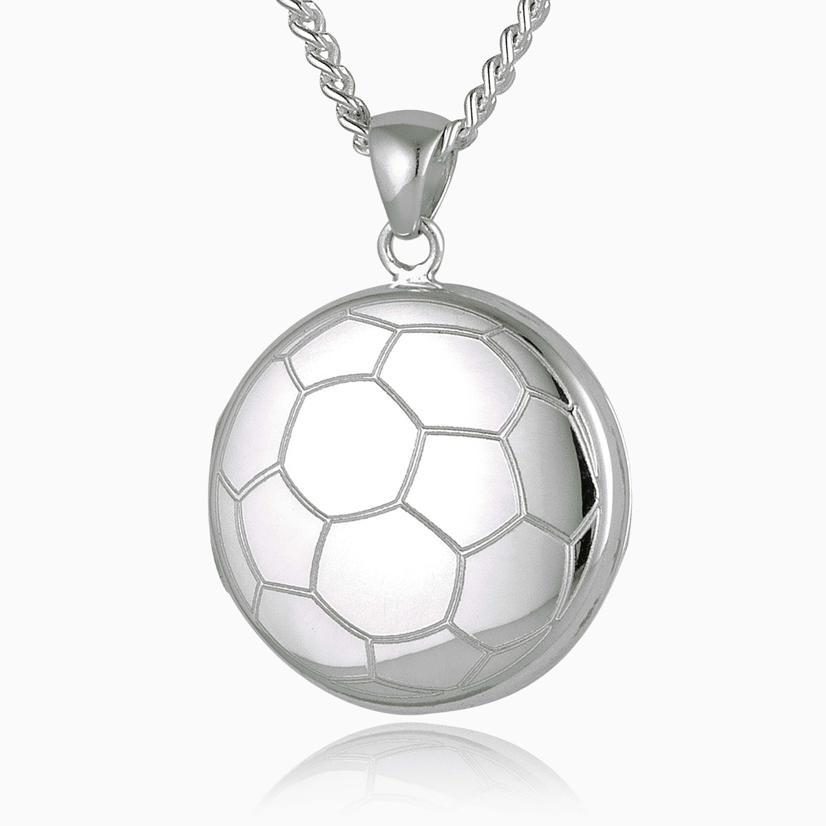 Product title: Silver Football Locket, product type: Locket