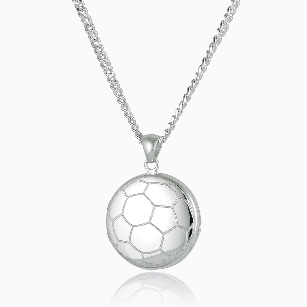 Product title: Silver Football Locket, product type: Locket